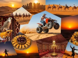 Evening desert safari premium package with VIP and quad bike