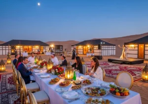 Read more about the article A Feast Under a Billion Stars: The Magic of a Desert Camp Dinner Dubai