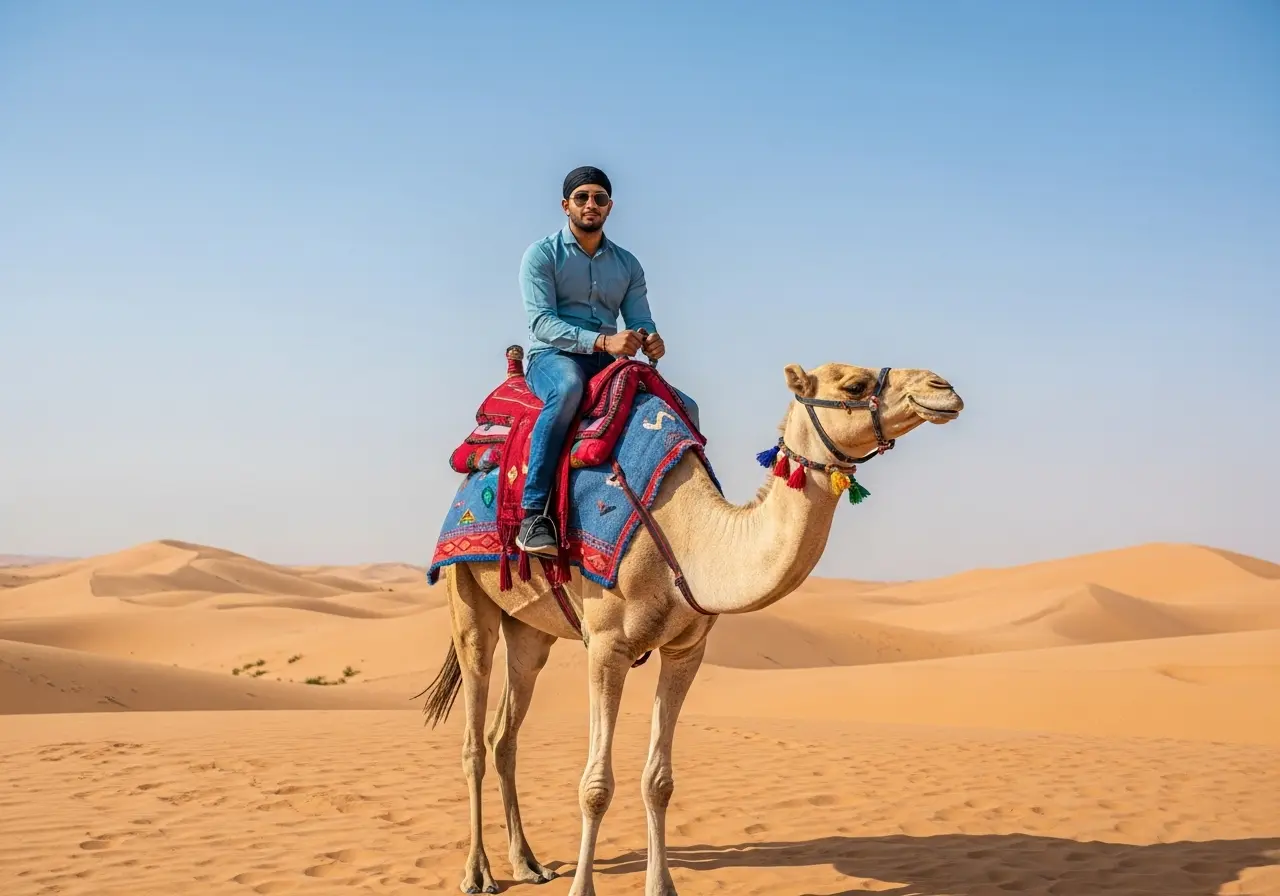 You are currently viewing A Journey Across the Golden Sands: The Soul of a Dubai Camel Ride