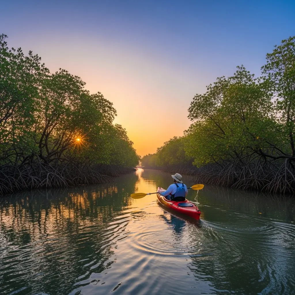Read more about the article A Different Current: Your Complete Guide to Mangrove Kayaking in Abu Dhabi