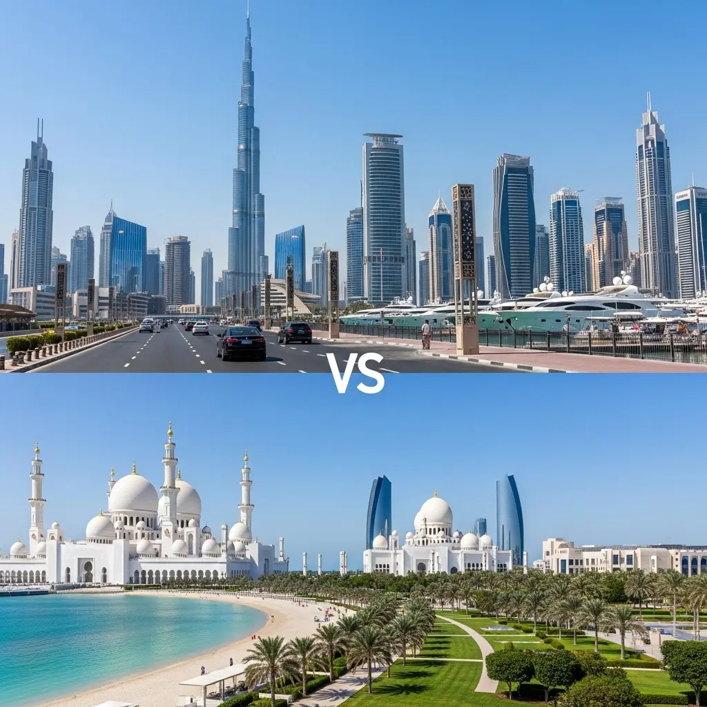 Read more about the article The Ultimate Emirate Showdown: Unpacking the Top 10 Differences Between a Dubai and Abu Dhabi City Tour