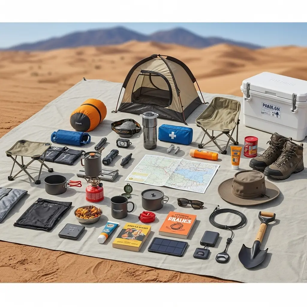 Read more about the article Your Essential 15-Point Desert Camping Checklist for a Flawless Night