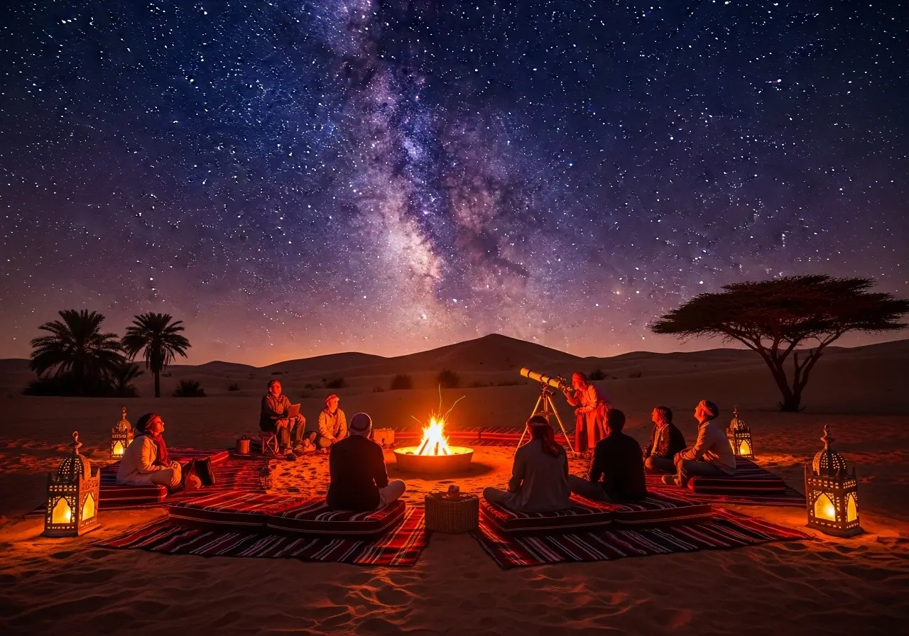 Read more about the article A Night Painted in Silver: The Magic of Stargazing Desert Safari Packages