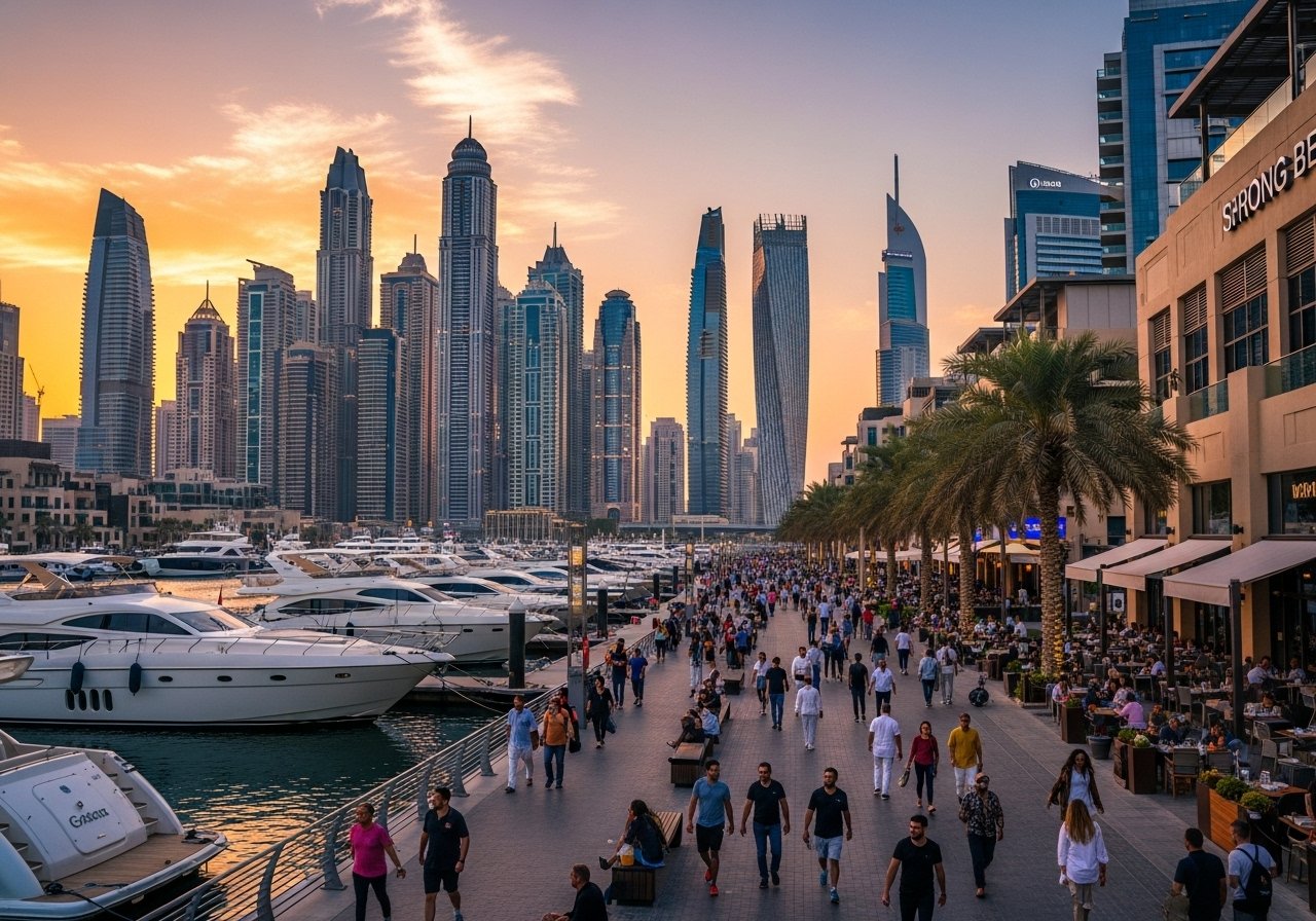 Read more about the article A Waterfront Wonderland: Discovering the Best Dubai Marina Walk Attractions