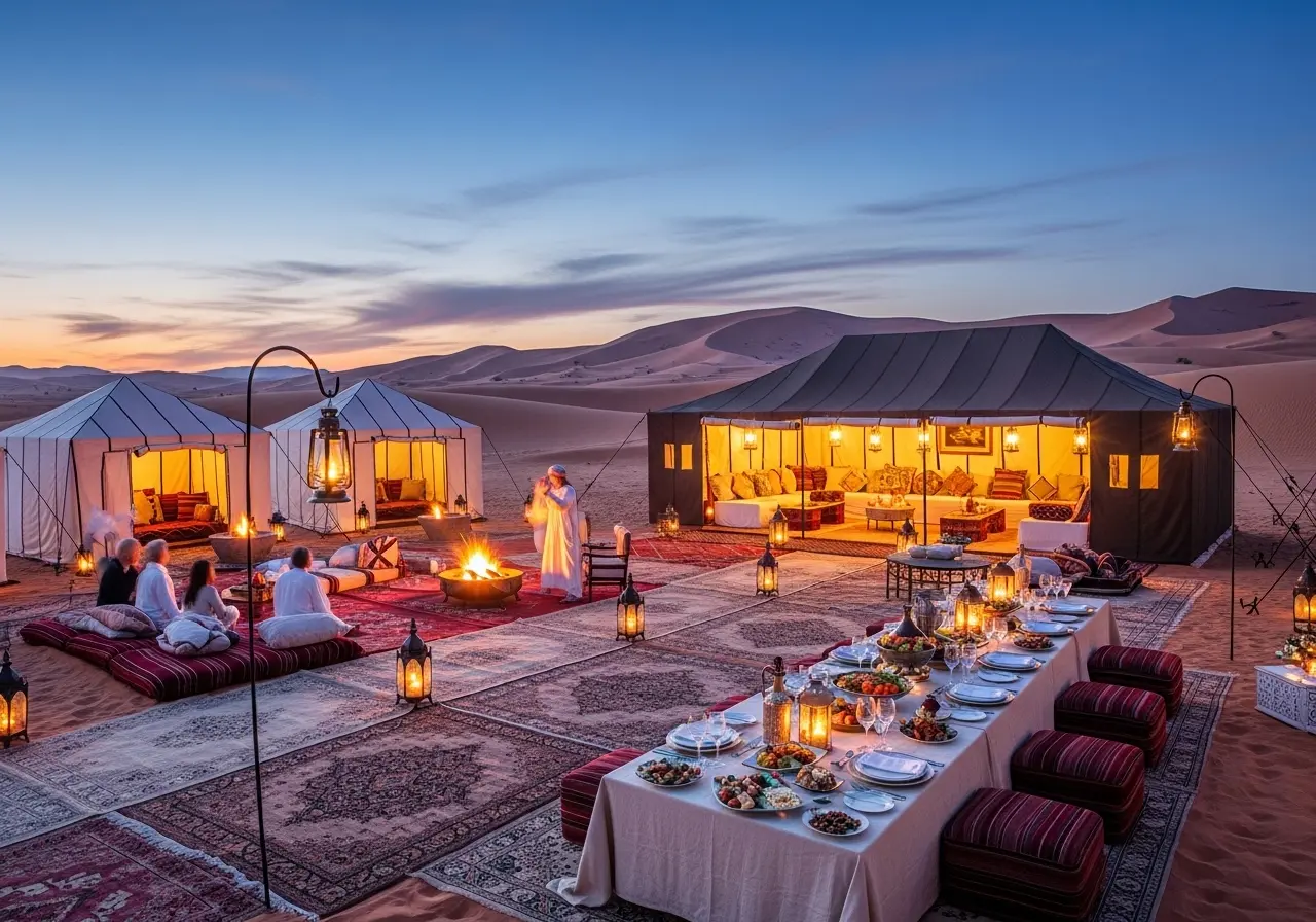 Read more about the article An Oasis of Celebration: Crafting Your Perfect Private Party Desert Camp