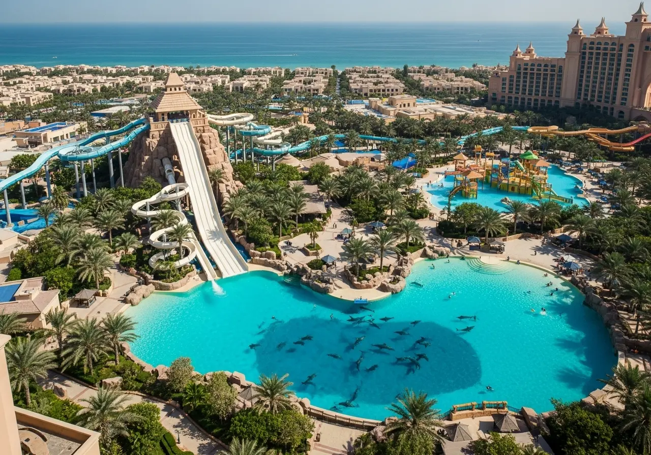 Read more about the article A Kingdom of Water and Wonder: Your Journey into Aquaventure Waterpark and Dolphin Bay Packages