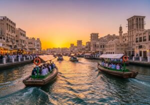 Dubai Creek and abra rides