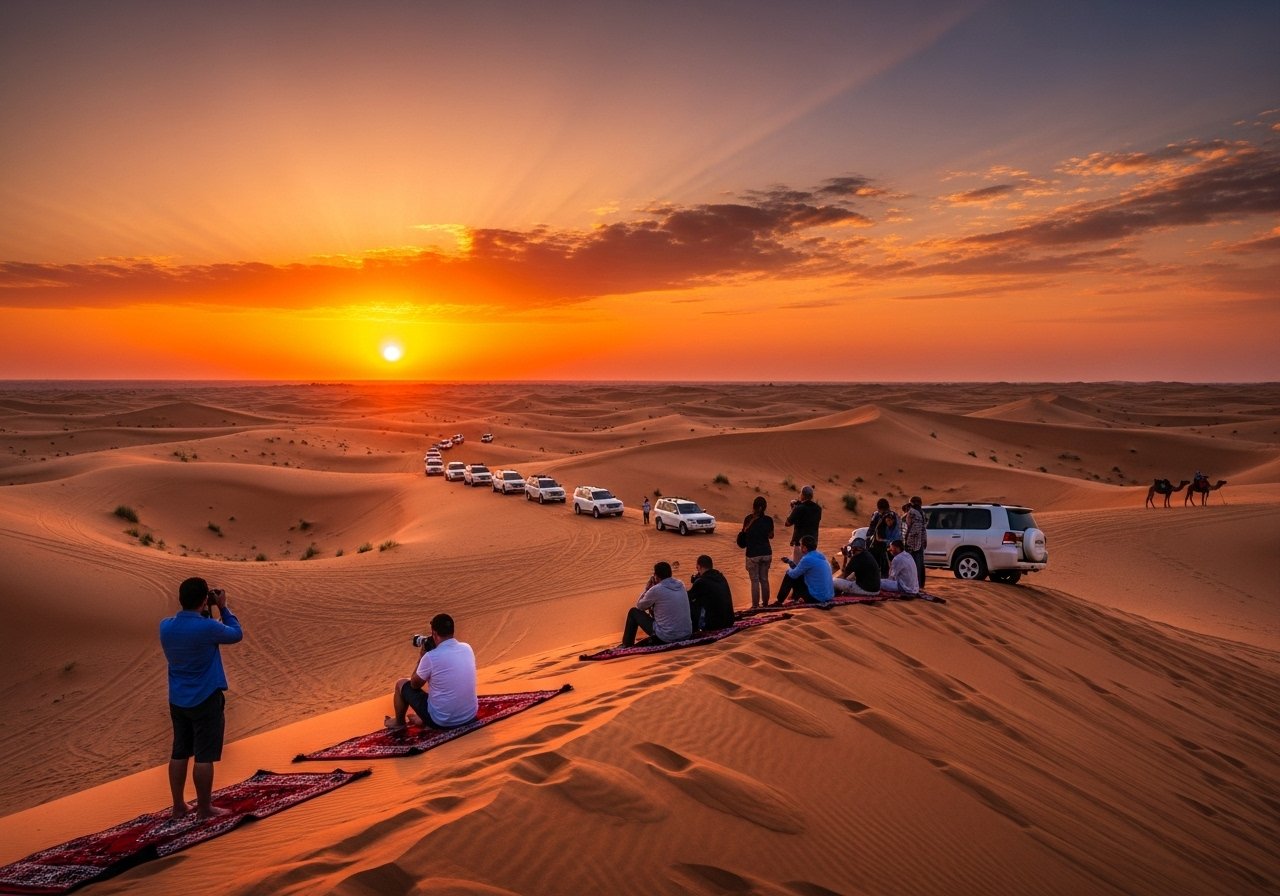 Read more about the article Chasing the Desert Fire: A Journey into the Heart of Sunset Photos in the Desert