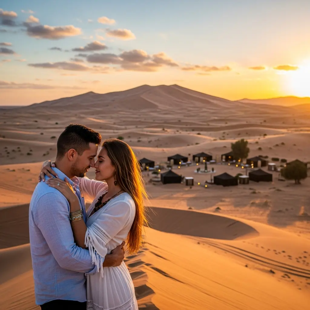 Read more about the article An Oasis of Love: 11 Breathtaking Ideas for Your Ultimate Honeymoon Desert Safari