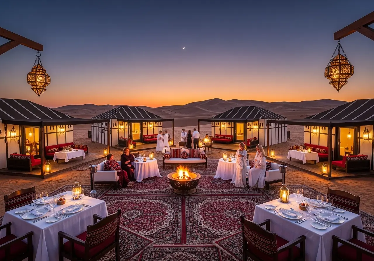 Read more about the article The Pinnacle of Adventure: What Sets Luxury Desert Safari Camps Apart