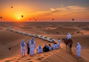 Read more about the article A Dance with the Dunes: Journeying into the Heart of a Sunset Desert Safari