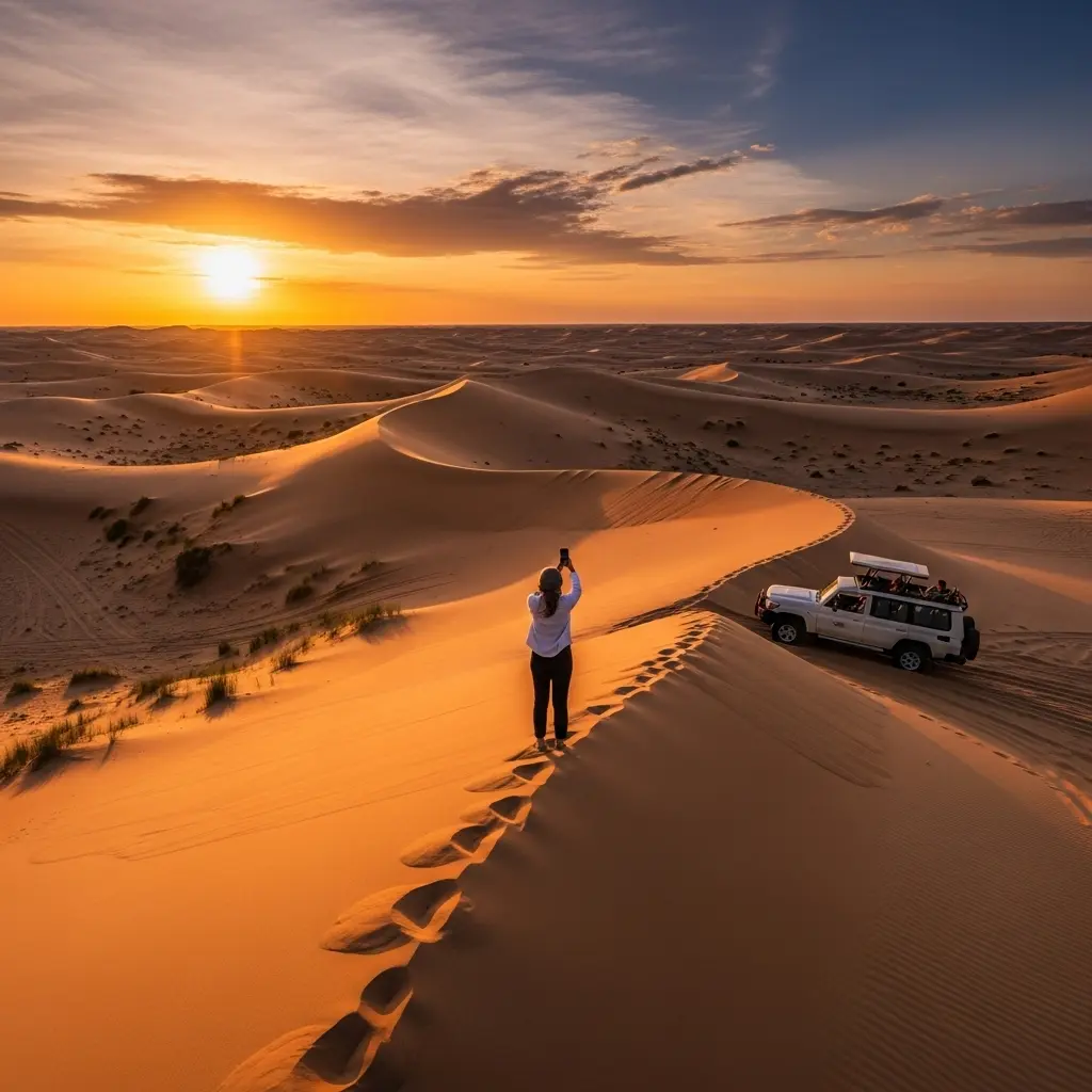 Read more about the article Beyond the Snapshot: Creating Unforgettable Instagram-Worthy Desert Safari Photos
