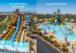 Yas Waterworld vs Murjan Splash Park