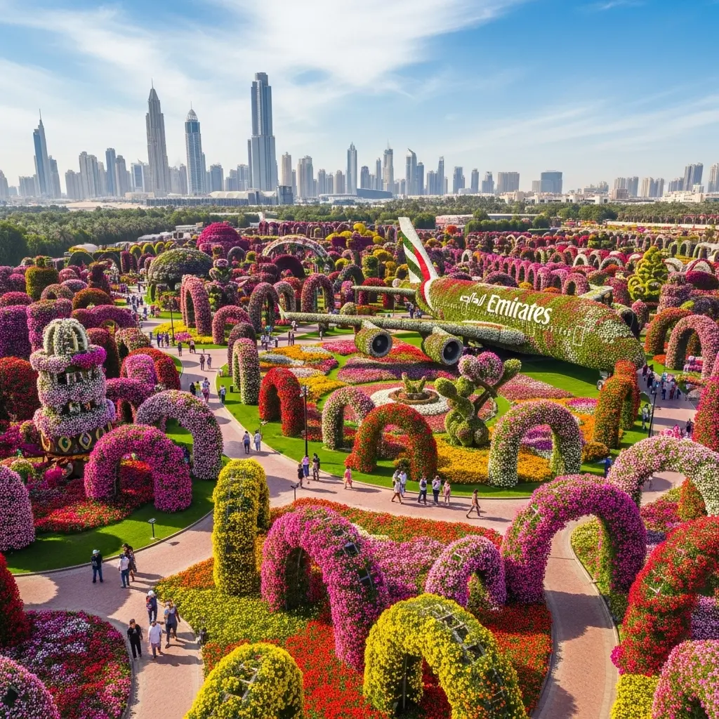 Read more about the article Dubai Miracle Garden: A Journey Through a Floral Spectacle