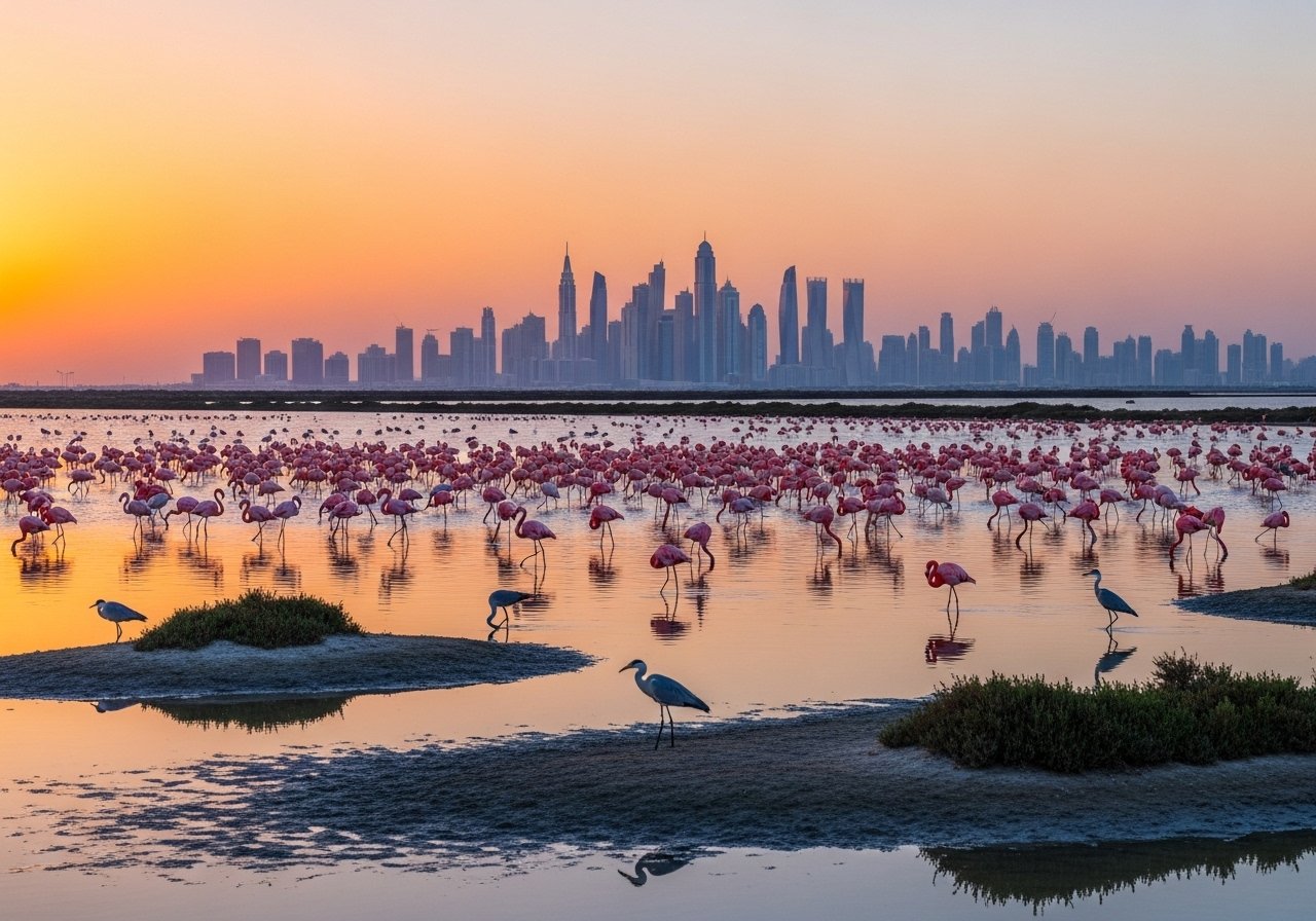 Read more about the article An Urban Oasis: A Deep Dive into the Ras Al Khor Wildlife Sanctuary