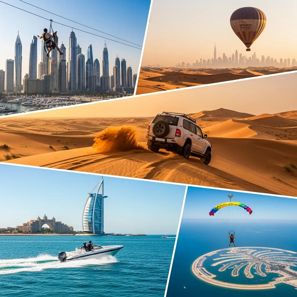 Read more about the article Beyond the Dunes: 12 Ultimate Adventure Activities in Dubai City