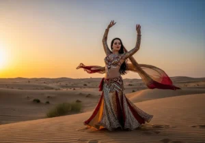 Read more about the article A Dance of Silk and Sand: The Soul of Belly Dancing in the Dubai Desert
