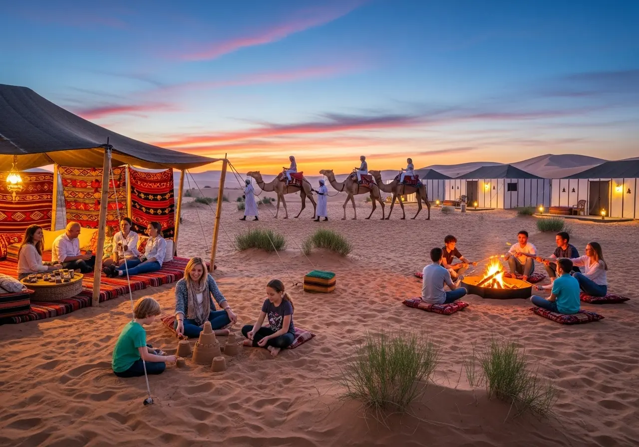 Read more about the article A World of Wonder: The Ultimate Guide to Why Desert Safari Camps Are Perfect for Families