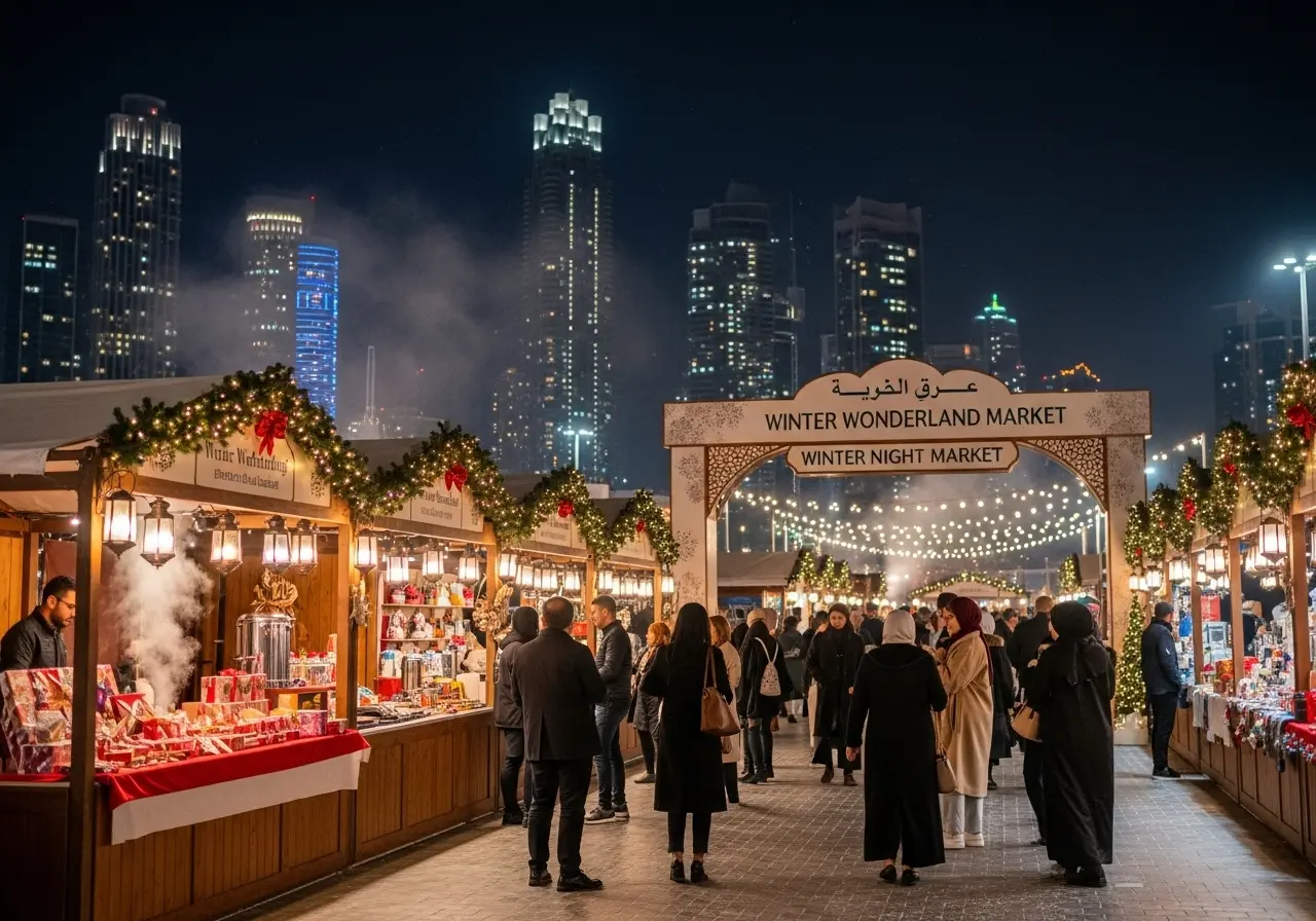 You are currently viewing Dubai Night Markets: A Magical Journey Under the Winter Stars