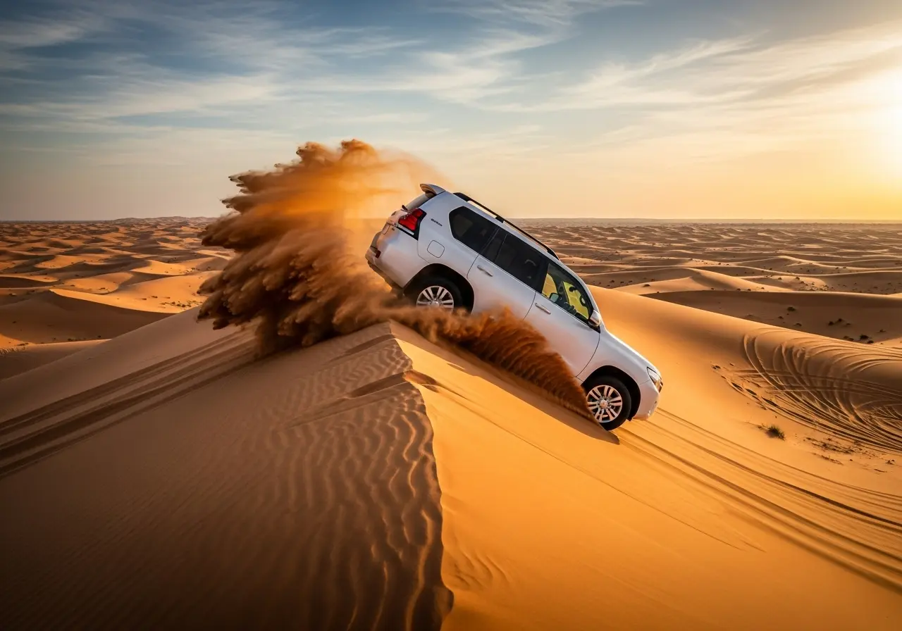 You are currently viewing The Desert’s Golden Hour: Choosing the Best Time for Dune Bashing