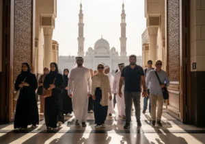 Read more about the article A Sanctuary of Light: A Journey into the Jumeirah Mosque Tour Dress Code