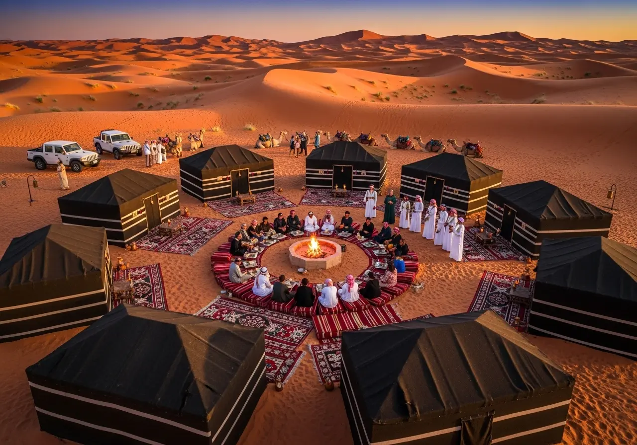 Read more about the article A Living Heritage: How Desert Safari Camps Promote Culture and Tourism