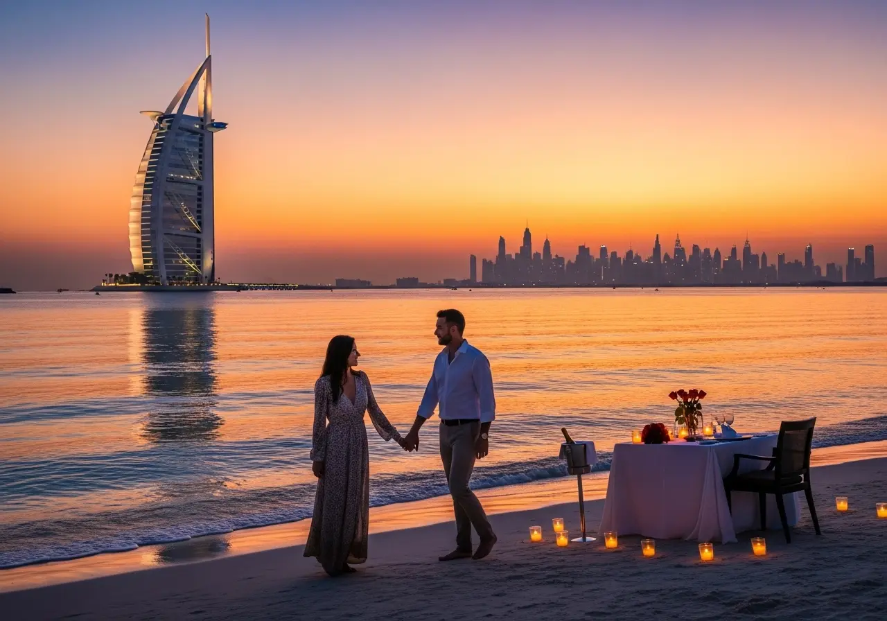 You are currently viewing A Canvas of Gold: Crafting Your Perfect Romantic Valentine Getaways in Dubai