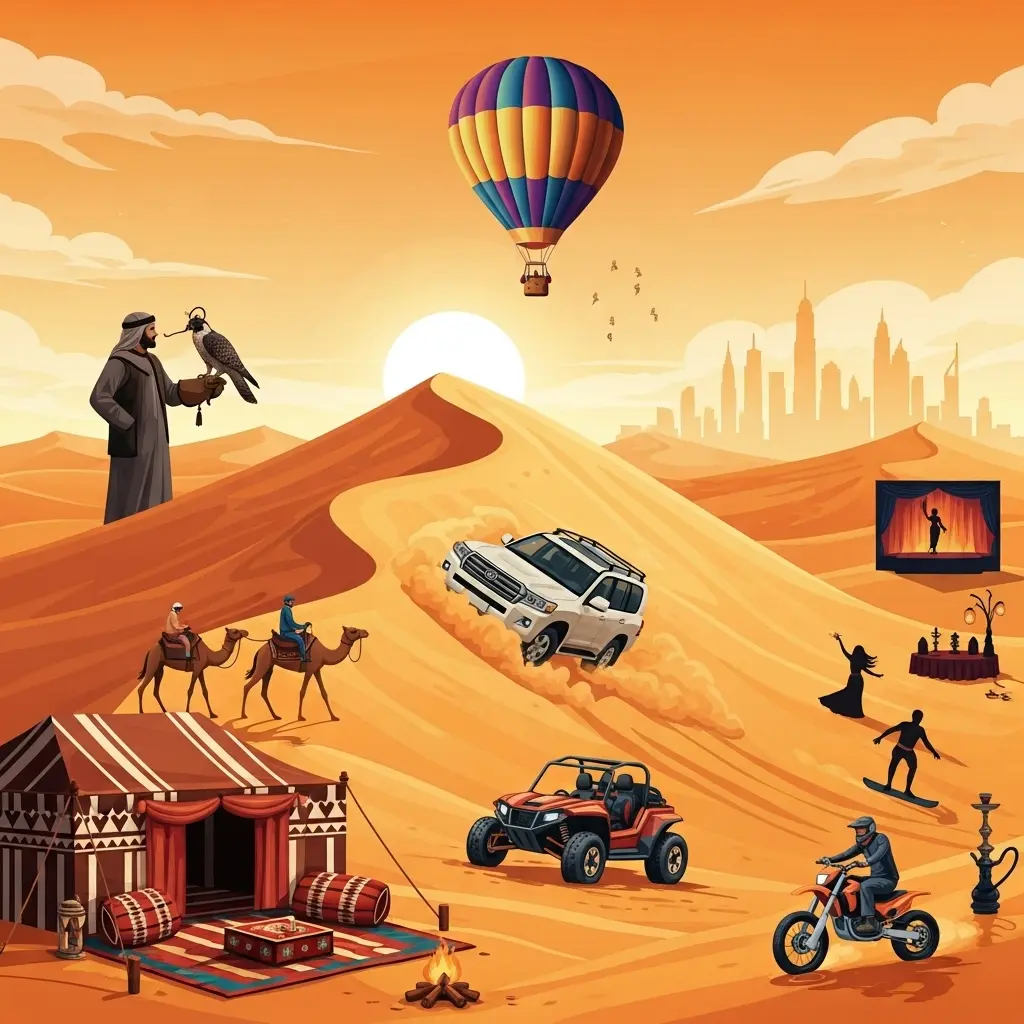 Read more about the article A Complete 15-Point Breakdown of Desert Safari Inclusions in Dubai