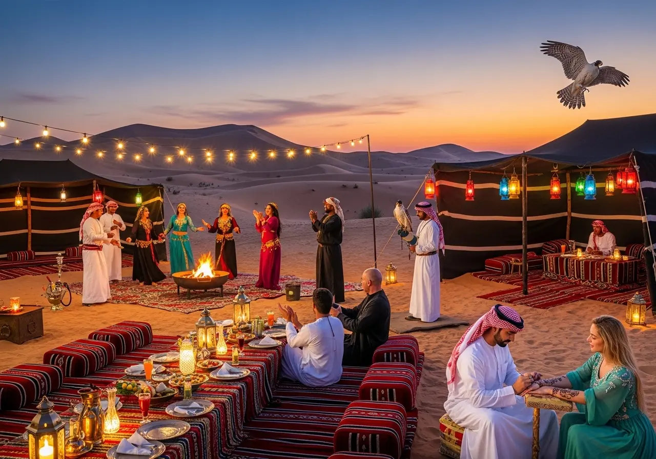 Read more about the article A Night of Heritage: The Ultimate Guide to Cultural Activities at a Desert Safari Camp