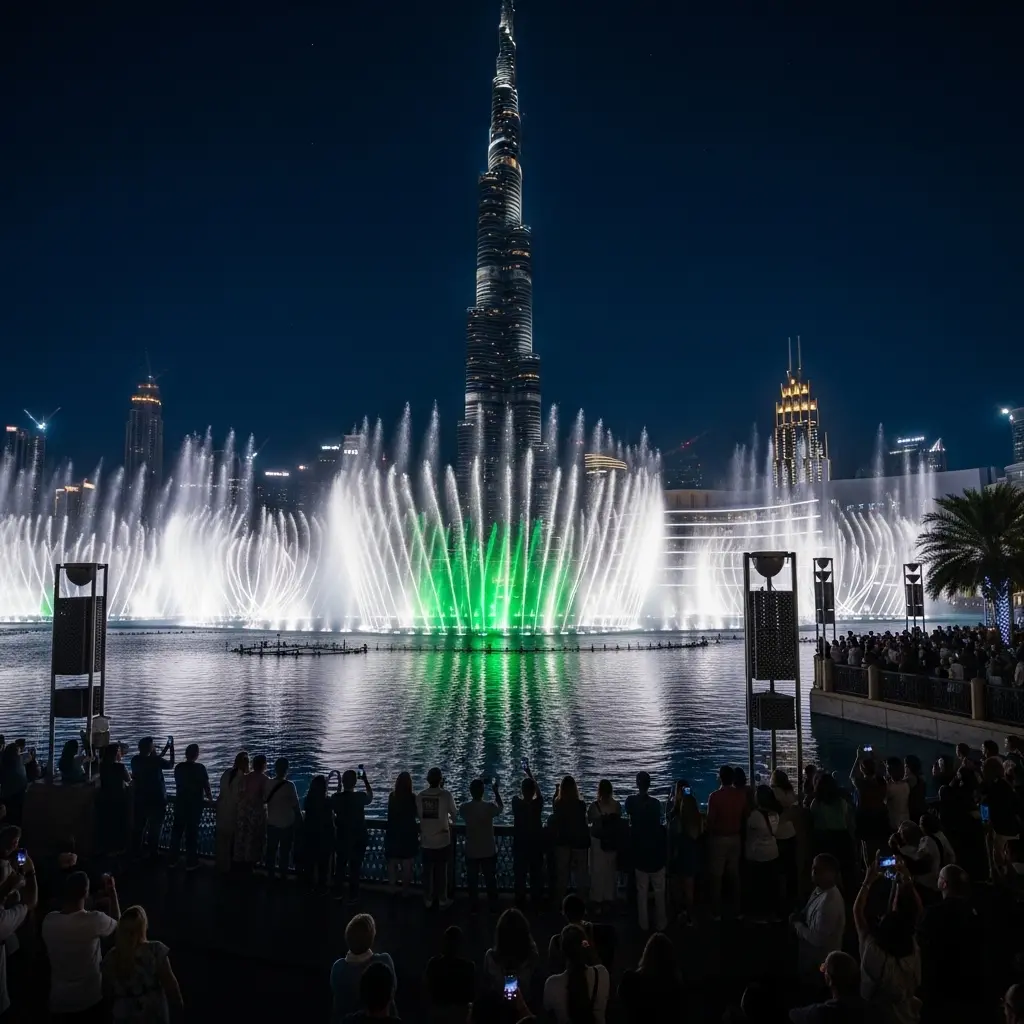 Read more about the article Water, Light, and Music: An Ultimate Deep Dive into the Dubai Fountain Show