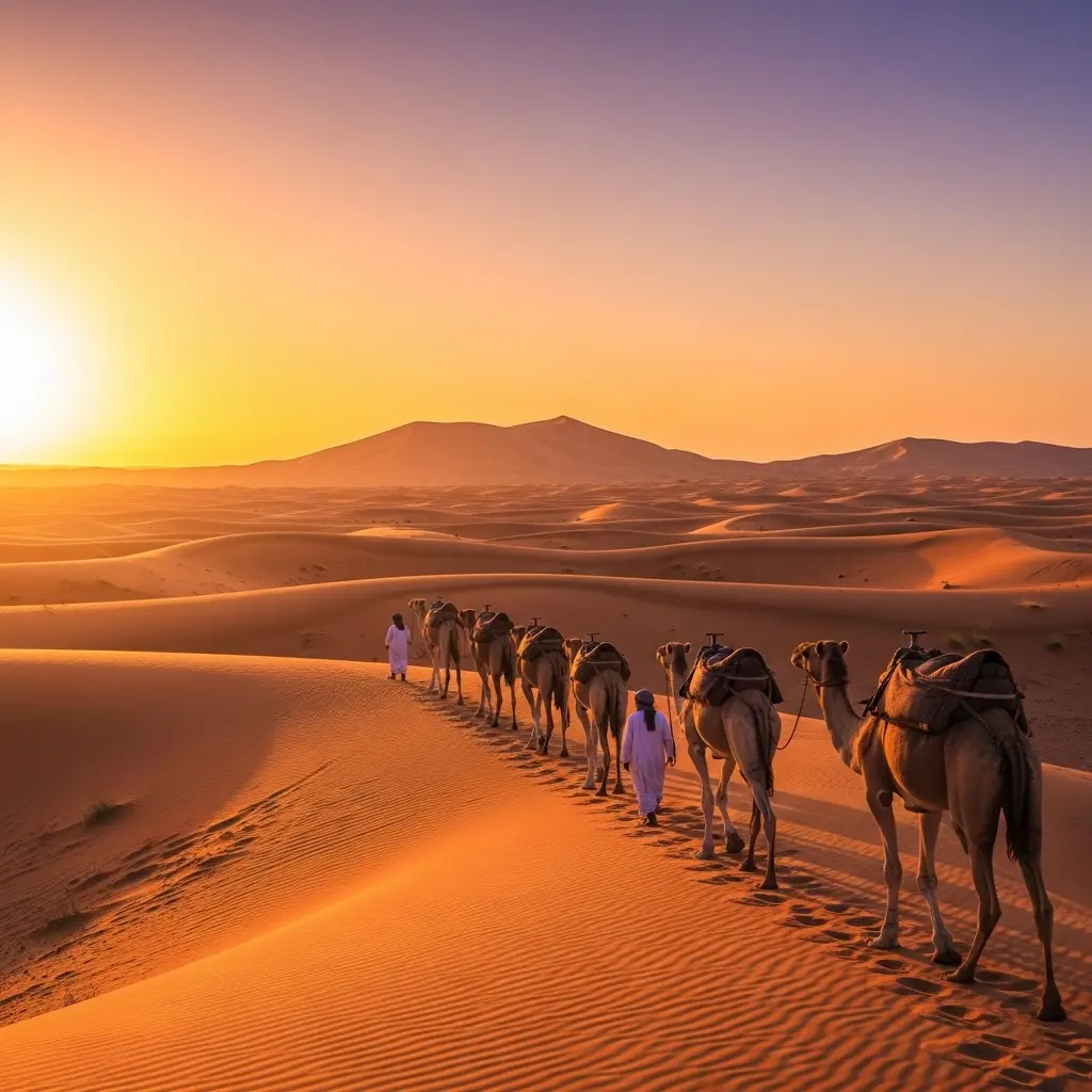 Read more about the article Camel Trekking in the Desert – A Step into History