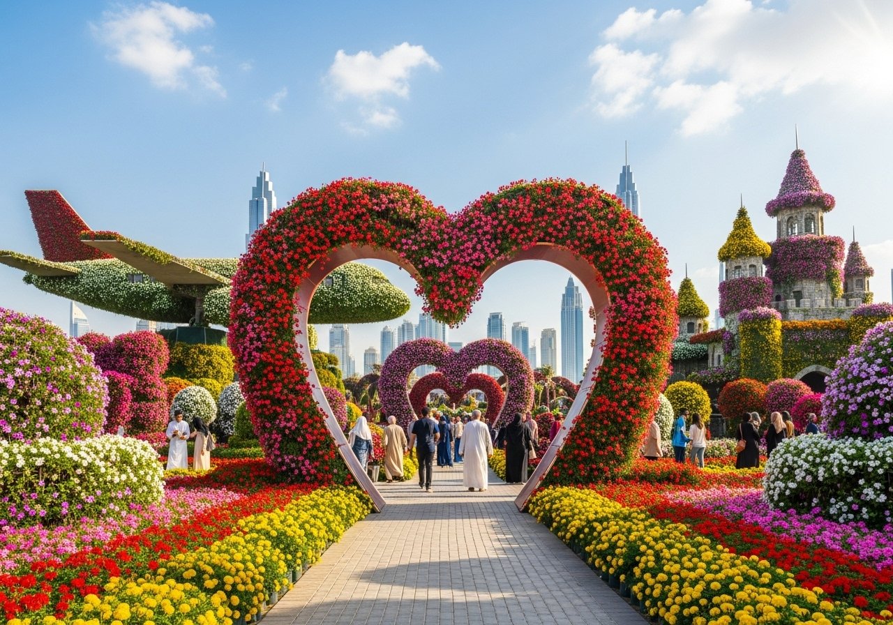 Read more about the article A Floral Wonderland: Exploring the Magic of Dubai Miracle Garden