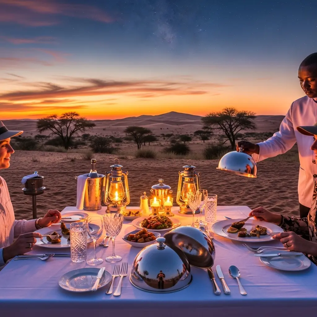 Read more about the article Fine Dining Desert Safari: 5 Extraordinary Elements of a Gourmet Feast
