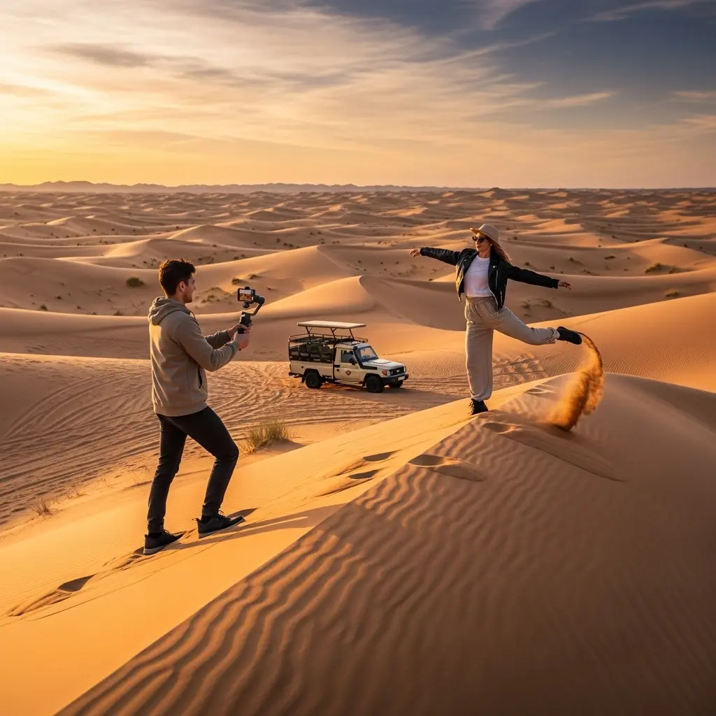 Read more about the article Beyond the Postcard: A Masterclass in Creating Viral Desert Safari Reels