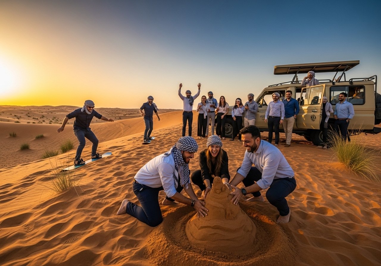 You are currently viewing Forging Bonds in the Golden Sands: The Power of a Team Building Desert Safari