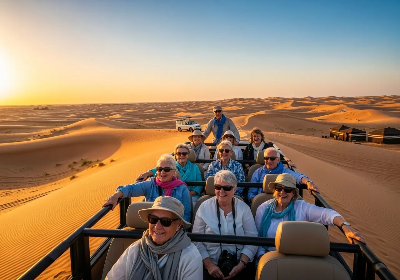 You are currently viewing The Golden Years in the Golden Sands: A Journey into the Perfect Desert Safari for Seniors