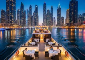 Read more about the article A Voyage Through a Forest of Light: Unlocking the Best Dubai Marina Dinner Cruise Packages