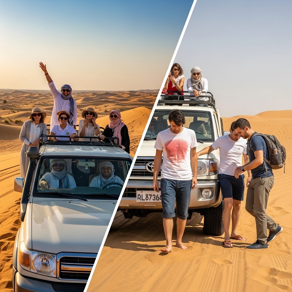 Read more about the article Don’t Let This Happen to You: 10 Critical Desert Safari Mistakes That Can Ruin Your Trip