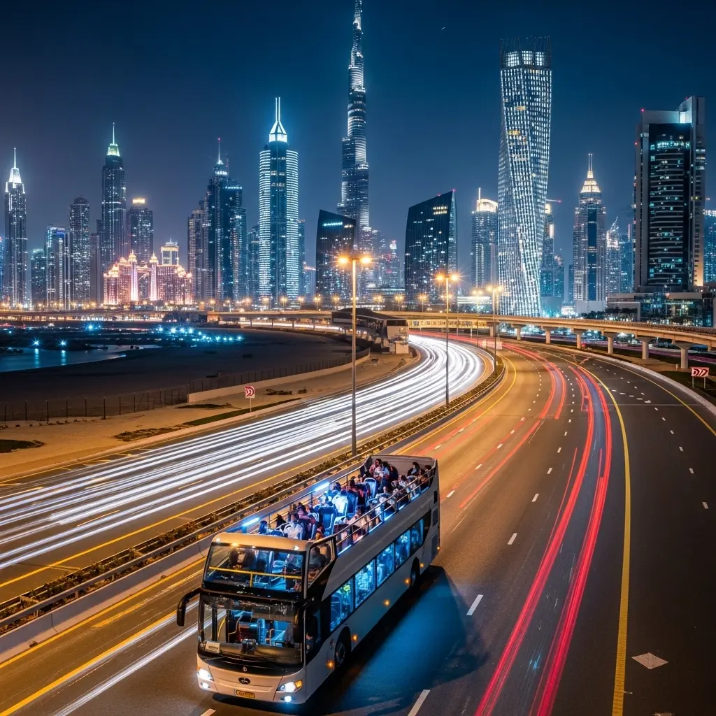 Read more about the article The City of Lights: An Unforgettable Dubai City Tour by Night