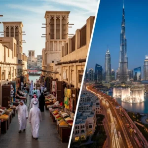Old Dubai vs Modern Dubai