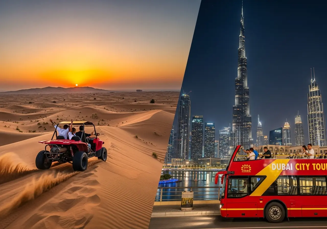 You are currently viewing The Great Dubai Dilemma: Choosing Between a Desert Safari and a City Tour