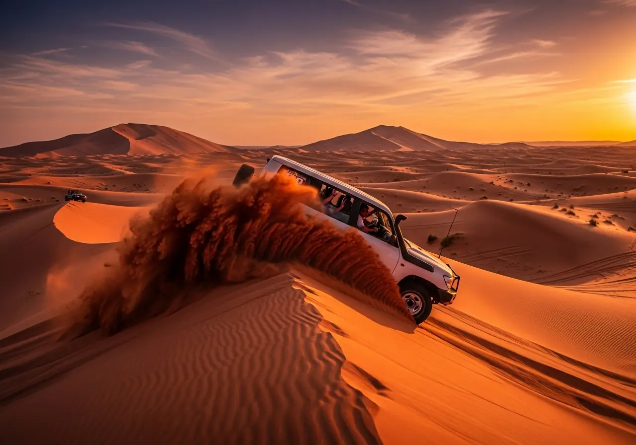 Read more about the article A Symphony of Sand and Steel: The Ultimate Quest for the Best Dubai Desert Dune Bashing