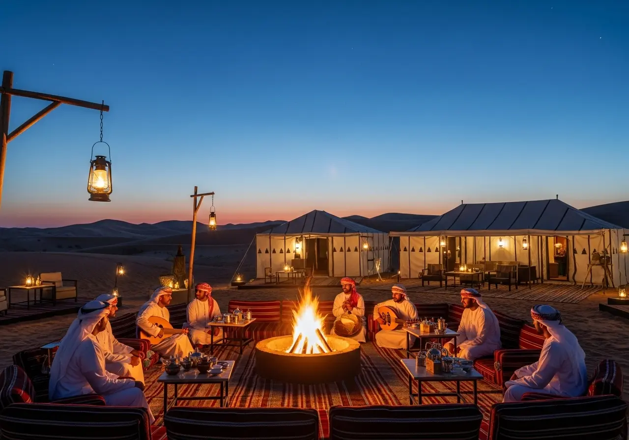Read more about the article The Heart of the Desert: A Guide to Desert Safari Campfire Traditions