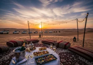Read more about the article A Toast to the Dunes: A Journey into the Heart of the Champagne Desert Safari