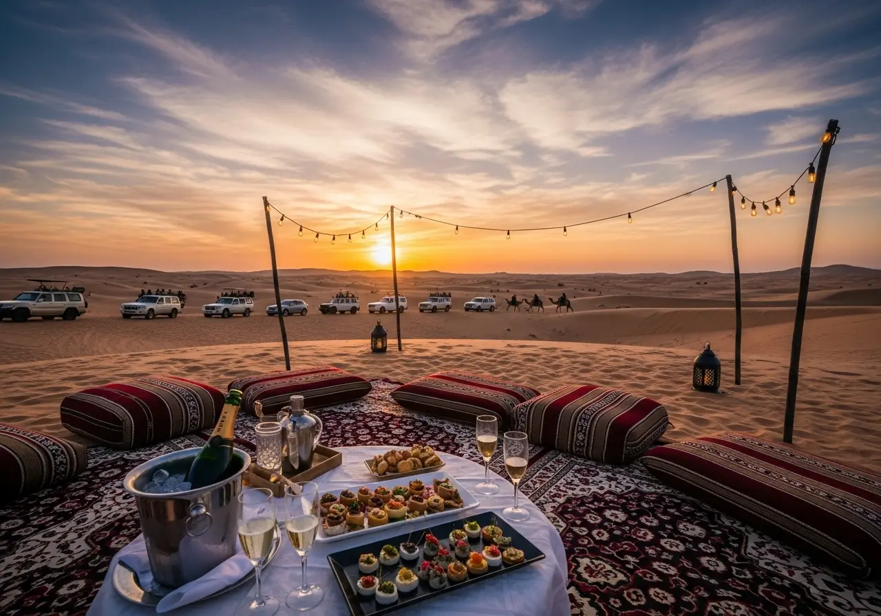 You are currently viewing A Toast to the Dunes: A Journey into the Heart of the Champagne Desert Safari