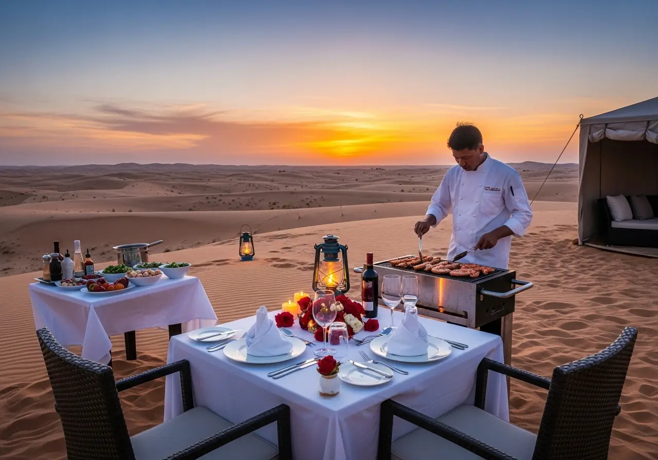 You are currently viewing A Culinary Constellation: The World of the Private Chef Desert Safari
