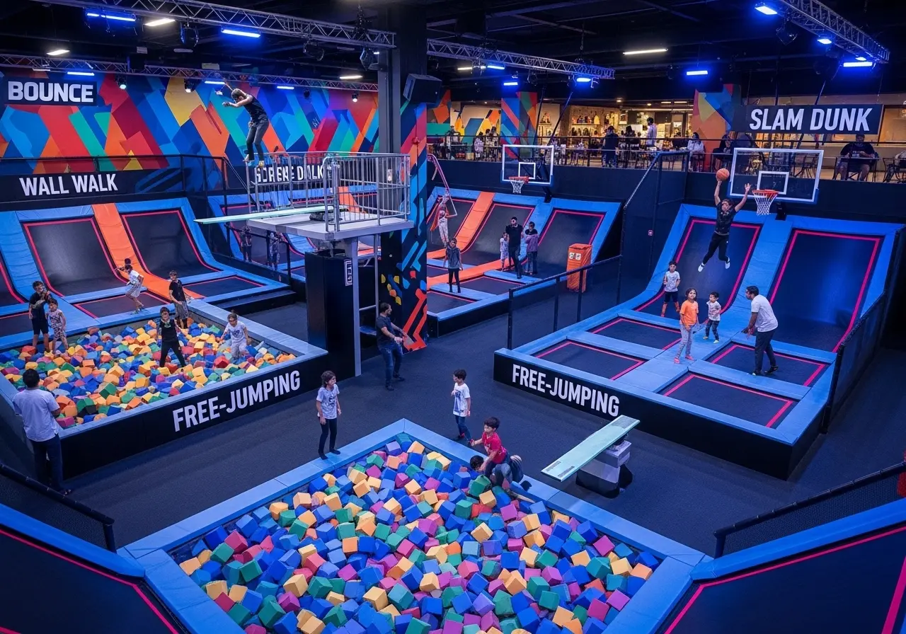 Read more about the article The Ultimate Guide to Bounce Dubai Trampoline Adventures: A World of Airborne Fun