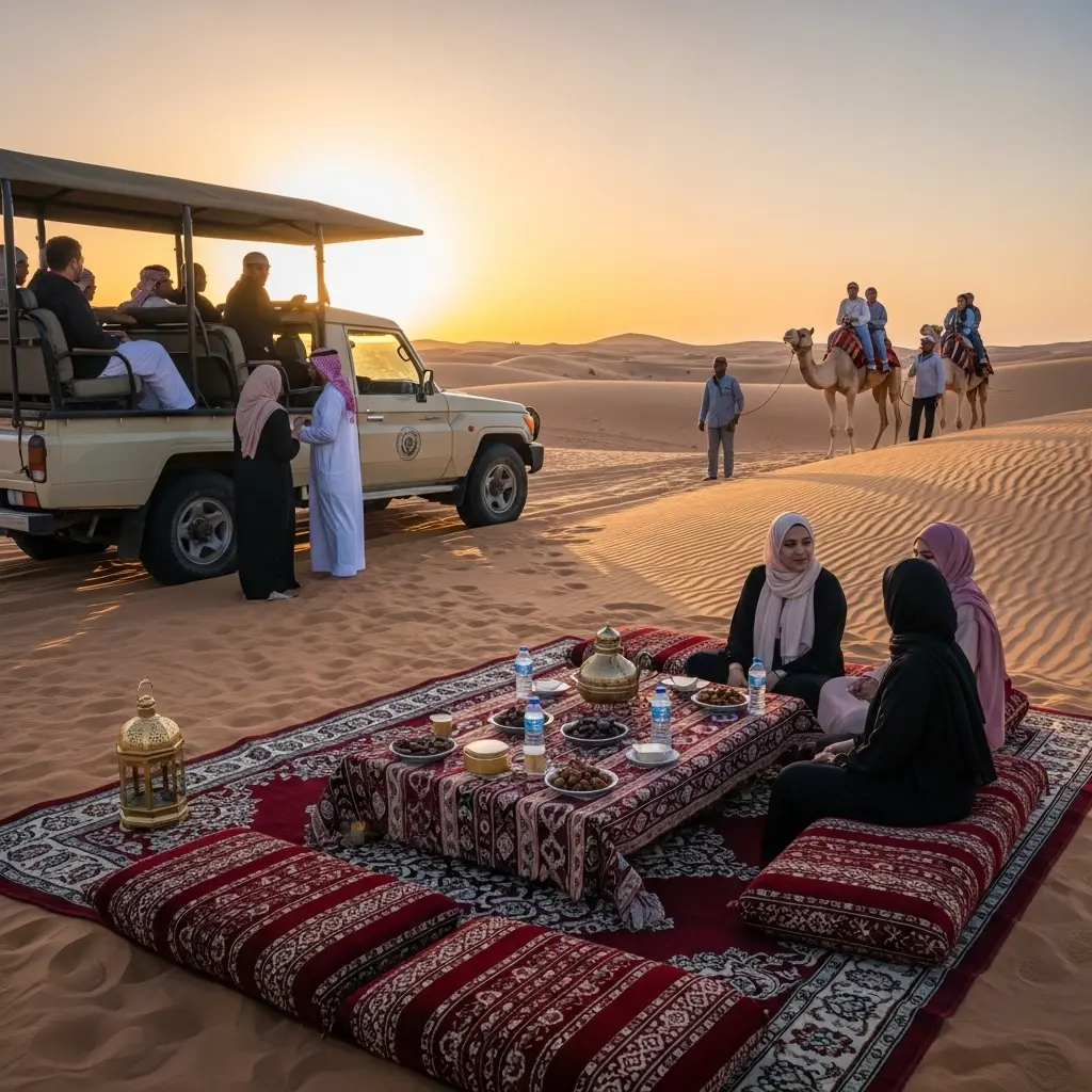 Read more about the article A Journey of Serenity: 9 Essential Tips for Experiencing a Ramadan Desert Safari in Dubai