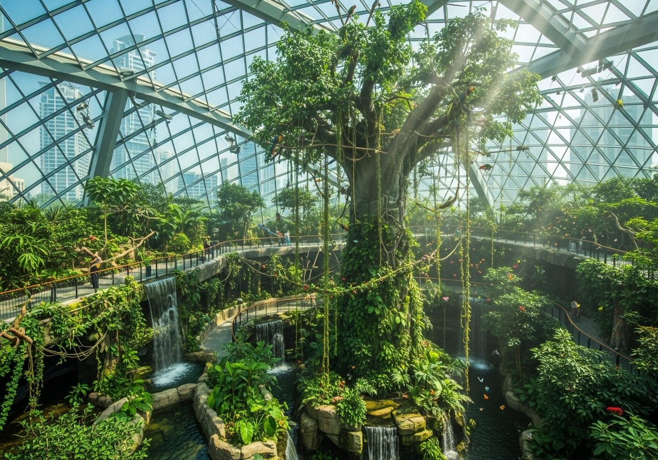 Read more about the article An Urban Oasis: Exploring the Wonders of the Green Planet Dubai Indoor Rainforest