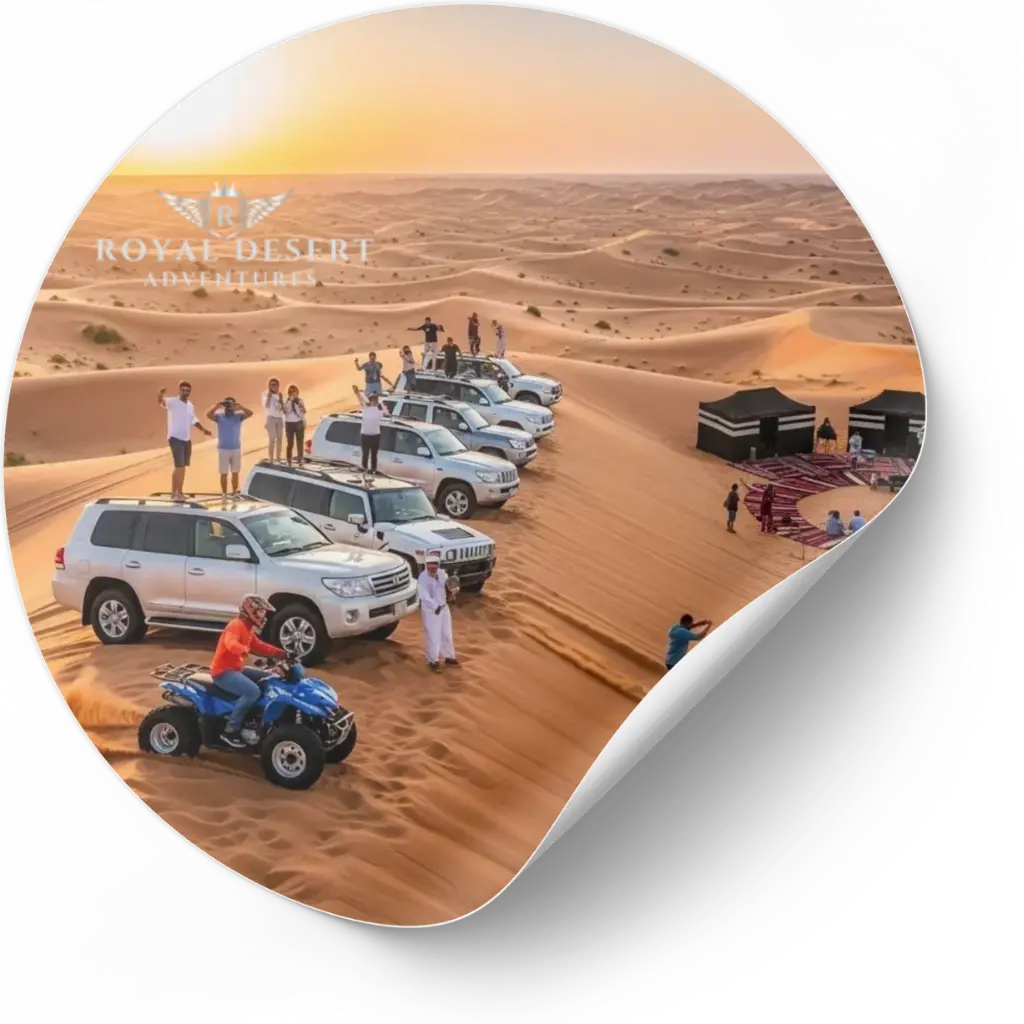 Premium desert safari including quad bike and VIP